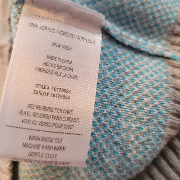 Knit Vest Toddler Boy 4T Spring Sweater Vest Blue Gray - Picture 4 of 6